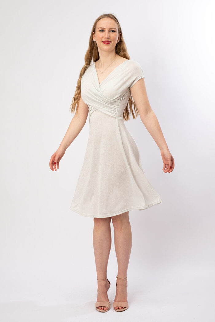 Festliches A-Linien Kleid Felica mit Lurex