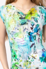 Kleid Lucille mit Wasserfallkragen