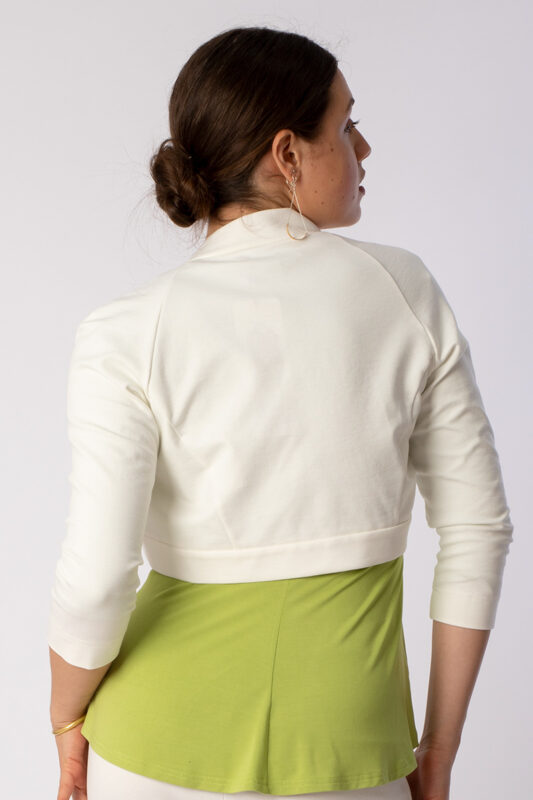 Bolero Nele in Farbe cream, Rückenansicht